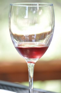 Wine on the deck