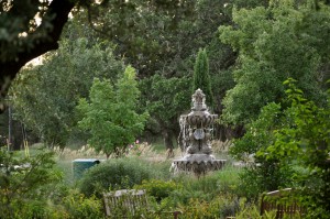 A fountain